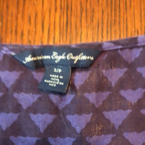 American Eagle Peasant Top Size Small - Picture 4 of 11